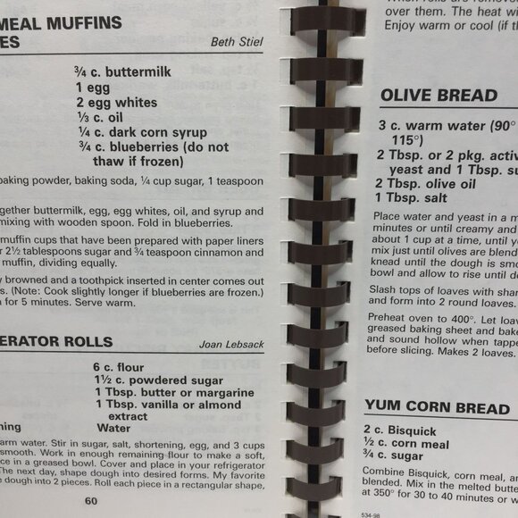 Favorite Recipes Of Quilters By North Cities Quilt Guild Cookbook 1990s Receipes - Picture 7 of 12